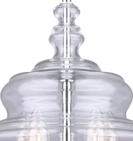 * Indoor Lighting|Best Reviews Of Patriot Lighting® Alexander Chrome 5-Light Pendant Light