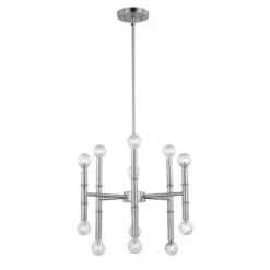 * Indoor Lighting|Best Sale Patriot Lighting® Kadence 12-Light Satin Nickel Chandelier