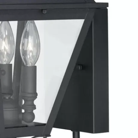 * Outdoor Lighting|Best Sale Patriot Lighting® Nottingham Textured Black 3-Light Outdoor Wall Light
