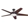 * Ceiling Fans|Best Sale Patriot Lighting™ Midori Ii 52″ Oil-Rubbed Bronze Indoor Led Ceiling Fan