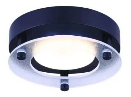 * Indoor Lighting|Best Sale Patriot Lighting® Raiden Black Integrated Led Flush Mount Ceiling Light