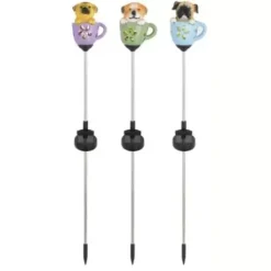 * Outdoor Lighting|Best Sale Patriot Lighting® Solar Integrated Led Teacup Pup Landscape Light – Assorted