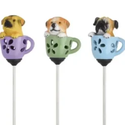 * Outdoor Lighting|Best Sale Patriot Lighting® Solar Integrated Led Teacup Pup Landscape Light – Assorted