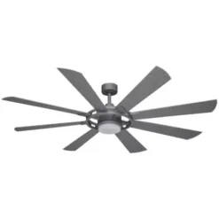 * Ceiling Fans|Best Sale Patriot Lighting™ Holland 68″ Painted Galvanized Indoor/Outdoor Integrated Led Ceiling Fan