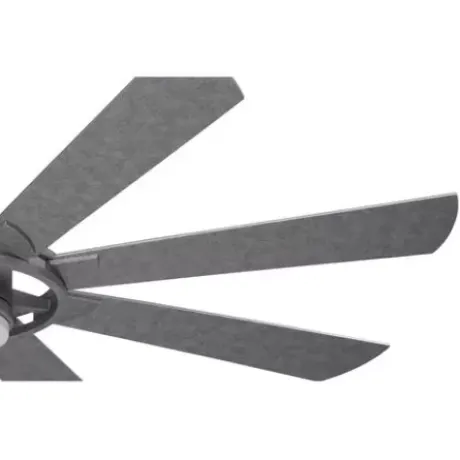 * Ceiling Fans|Best Sale Patriot Lighting™ Holland 68″ Painted Galvanized Indoor/Outdoor Integrated Led Ceiling Fan