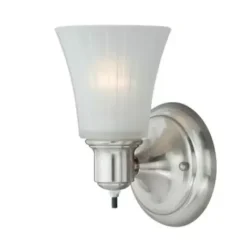 * Indoor Lighting|Best Sale Patriot Lighting® Anthony 1-Light Satin Nickel Indoor Wall Light