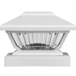 * Outdoor Lighting|Best Sale Patriot Lighting® Solar Led Lucy White Post Cap Landscape Light 2-Pack