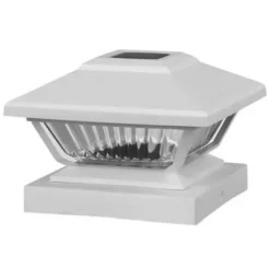 * Outdoor Lighting|Best Sale Patriot Lighting® Solar Led Lucy White Post Cap Landscape Light 2-Pack