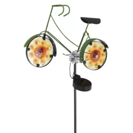 * Outdoor Lighting|Best Sale Patriot Lighting® Solar Integrated Led Bicycle Landscape Light
