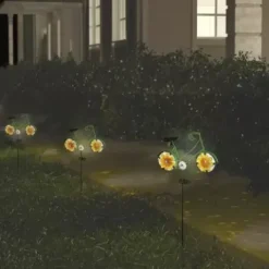 * Outdoor Lighting|Best Sale Patriot Lighting® Solar Integrated Led Bicycle Landscape Light