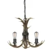 * Indoor Lighting|Best Sale Patriot Lighting® Norwood 3-Light Black Walnut Chandelier