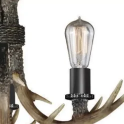 * Indoor Lighting|Best Sale Patriot Lighting® Norwood 3-Light Black Walnut Chandelier