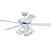 * Ceiling Fans|Best Sale Patriot Lighting™ Minerva Ii 44″ White Indoor Led Ceiling Fan