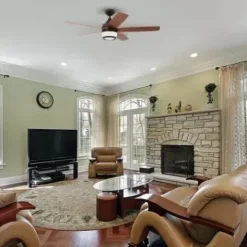 * Ceiling Fans|Best Sale Patriot Lighting™ Taylor 48″ Espresso Indoor Led Ceiling Fan
