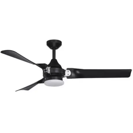 * Ceiling Fans|Best Sale Patriot Lighting™ Istanbul 52″ Black With Chrome Accent Indoor/Outdoor Led Ceiling Fan