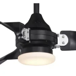 * Ceiling Fans|Best Sale Patriot Lighting™ Istanbul 52″ Black With Chrome Accent Indoor/Outdoor Led Ceiling Fan