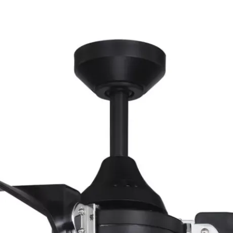 * Ceiling Fans|Best Sale Patriot Lighting™ Istanbul 52″ Black With Chrome Accent Indoor/Outdoor Led Ceiling Fan