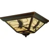 * Outdoor Lighting|Best Sale Patriot Lighting® Fly Fish Burnished Bronze Outdoor Flush Mount Ceiling Light