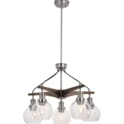 * Indoor Lighting|Best Sale Patriot Lighting® Avondale Satin Nickel 5 Light Chandelier