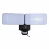 * Outdoor Lighting|Best Sale Patriot Lighting® Black Led Dual Head Solar Motion Sensor Outdoor Security Flood Light