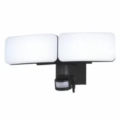 * Outdoor Lighting|Best Sale Patriot Lighting® Black Led Dual Head Solar Motion Sensor Outdoor Security Flood Light