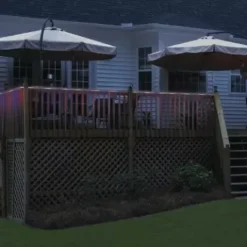 * Outdoor Lighting|Best Sale Patriot Lighting® 12′ Plug-In Integrated Led Red White Blue Patriotic Neon Rope Light