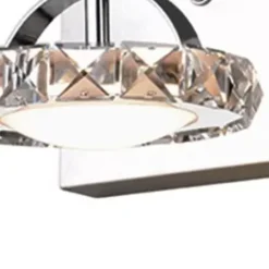 * Indoor Lighting|Best Sale Patriot Lighting Elegant Home Patriot Lighting® Elegant Home Crescent Chrome Led 3-Light Vanity Light