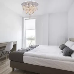 * Indoor Lighting|Best Sale Patriot Lighting® Elegant Home Raina Chrome & Copper 4-Light Flush Mount Ceiling Light