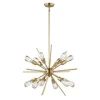 * Indoor Lighting|Best Sale Patriot Lighting® Oscar 12-Light Natural Brass Chandelier