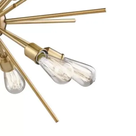 * Indoor Lighting|Best Sale Patriot Lighting® Oscar 12-Light Natural Brass Chandelier