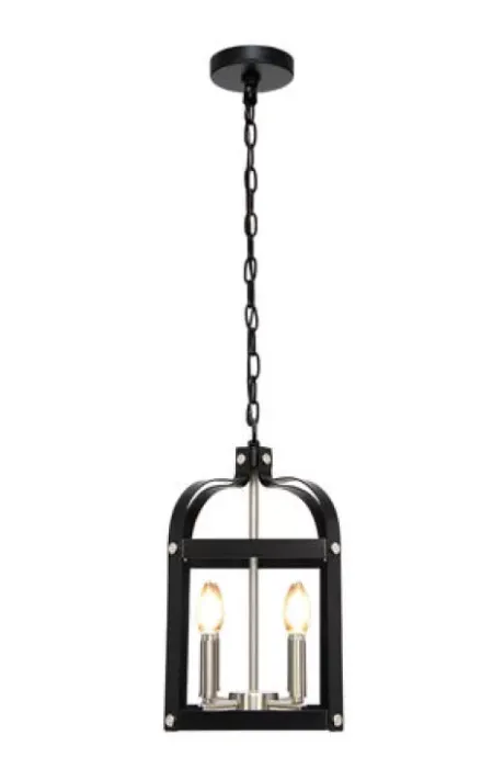 * Indoor Lighting|Brand New Patriot Lighting® Bazel Black 4-Light Pendant