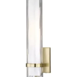 * Indoor Lighting|Brand New Patriot Lighting® Vilo Natural Brass 1 Light Vanity Light