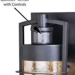 * Outdoor Lighting|Brand New Patriot Lighting® Dualux® Logan Carbon Bronze Led Outdoor Wall Light