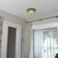 * Indoor Lighting|Brand New Patriot Lighting® Avenant French Bronze 3 Light Flush Mount Ceiling Light