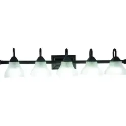 * Indoor Lighting|Brand New Patriot Lighting® Cardiff Oil Burnished Bronze 5 Light Vanity Light