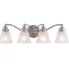 * Indoor Lighting|Brand New Patriot Lighting® Standford Brushed Nickel 4 Light Vanity Light