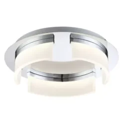 * Indoor Lighting|Brand New Patriot Lighting® Selah Chrome Integrated Led Flush Mount Ceiling Light