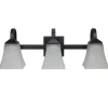 * Indoor Lighting|Brand New Patriot Lighting® Squire Brushed Bronze 3-Light Vanity Light