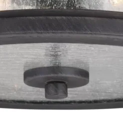 * Outdoor Lighting|Brand New Patriot Lighting® Cumberland Rust Iron 2-Light Outdoor Flush Mount Light