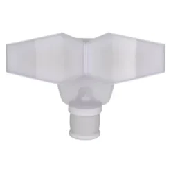 * Outdoor Lighting|Brand New Patriot Lighting® Dualux White Led Dual Head Motion Sensor Link Outdoor Security Flood Light