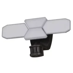 * Outdoor Lighting|Brand New Patriot Lighting® Dualux Bronze Led 4-Head Motion Sensor Outdoor Security Flood Light