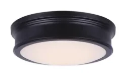 * Indoor Lighting|Brand New Patriot Lighting® Otis Matte Black Integrated Led Flush Mount Ceiling Light