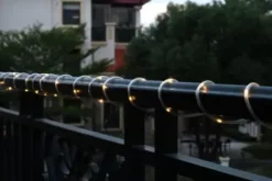 * Outdoor Lighting|Brand New Patriot Lighting® 32.89′ White Solar Led Rope Light