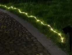 * Outdoor Lighting|Brand New Patriot Lighting® 32.89′ White Solar Led Rope Light