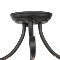 * Indoor Lighting|Brand New Patriot Lighting® Babylon Oil Burnished Bronze Semi-Flush Mount Ceiling Light