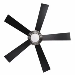 * Ceiling Fans|Brand New Patriot Lighting™ Kyoto 52″ Brushed Nickel Indoor Integrated Led Ceiling Fan