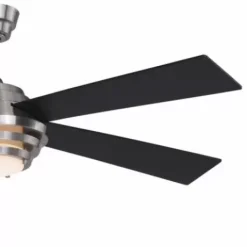 * Ceiling Fans|Brand New Patriot Lighting™ Kyoto 52″ Brushed Nickel Indoor Integrated Led Ceiling Fan