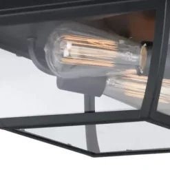 * Outdoor Lighting|Brand New Patriot Lighting® Granville Oil-Burnished Bronze 2-Light Outdoor Flush Mount Light