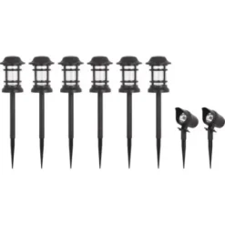 * Outdoor Lighting|Brand New Patriot Lighting® Loretto Low Voltage Led Landscape Light Set – 8 Pack