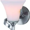 * Indoor Lighting|Brand New Patriot Lighting® Dee Brushed Nickel 1-Light Vanity Light
